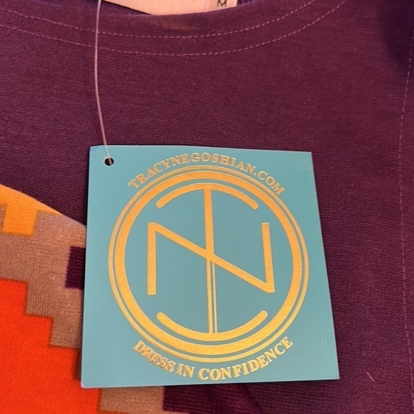 NWT Tracy Negoshian jagged diamonds dress - Picture 6 of 7